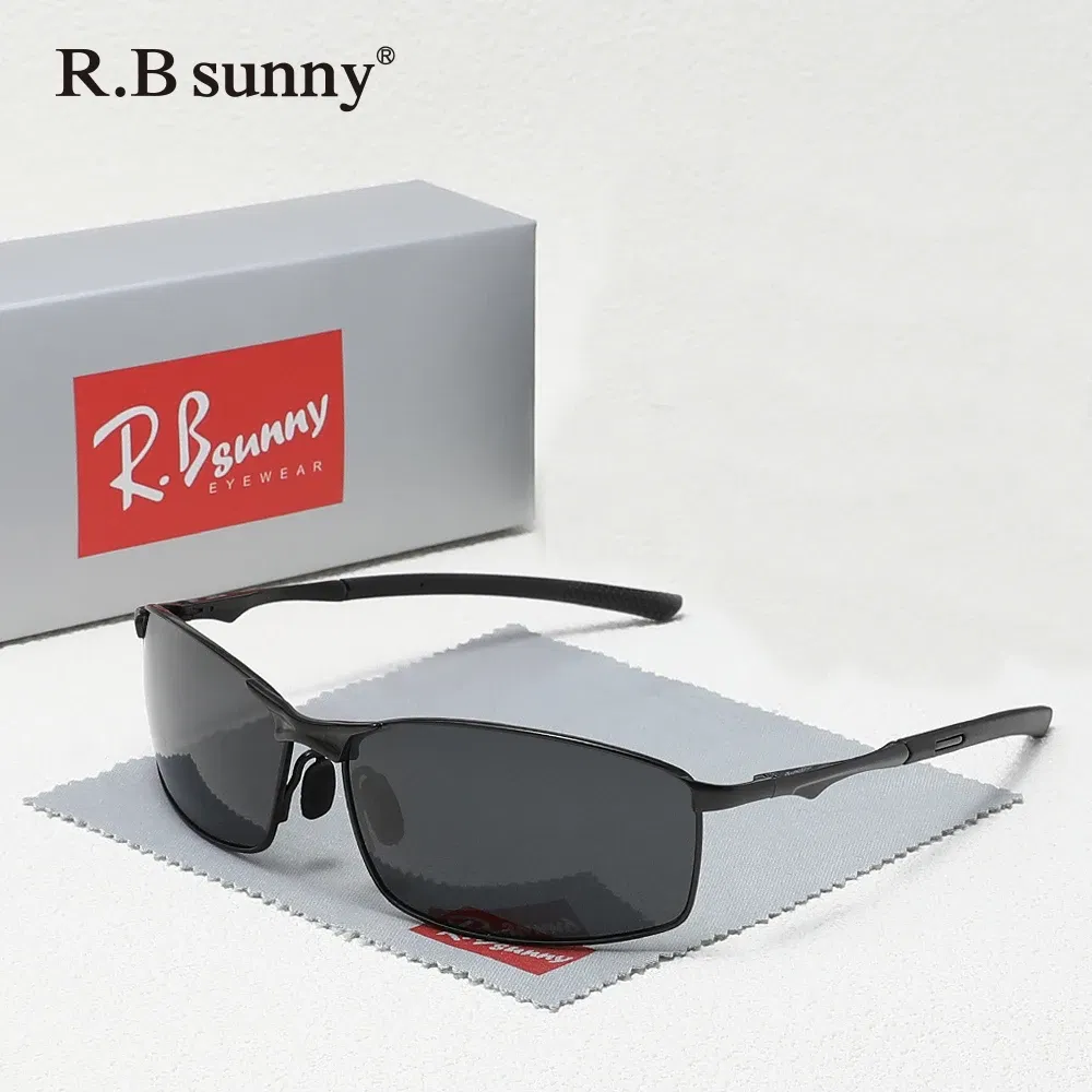 Lenses Color: Silver - Fashion Rectangle Sunglasses Polarized UV400 Parsnip Glasses For Men Women Driving Fishing Casual Eyewear