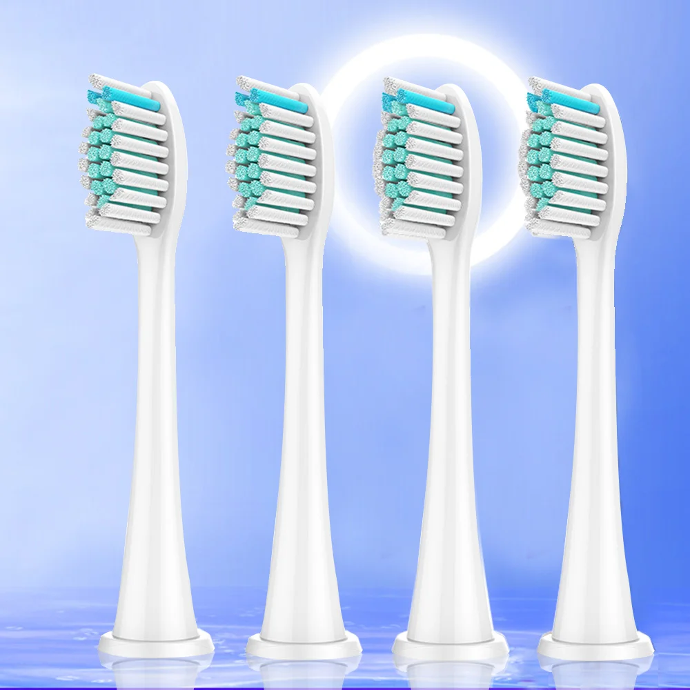 Color: Gold - Electric toothbrush head, replaceable sonic electric toothbrush head, suitable for Philips Sonicare's electric replaceable brush
