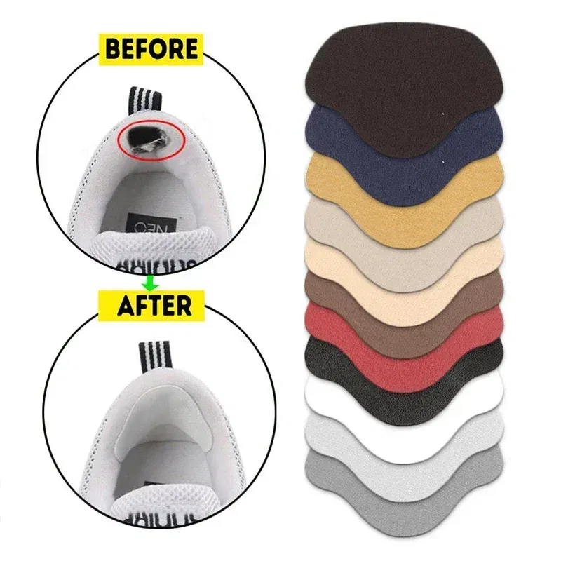 Color: black, Ships From: CHINA - 4Pcs Sports Shoes Patches Insoles Sneakers Men Heel Repair Subsidy Women for Anti-Wear Shoes Heels Sticker Foot Care Pad Inserts