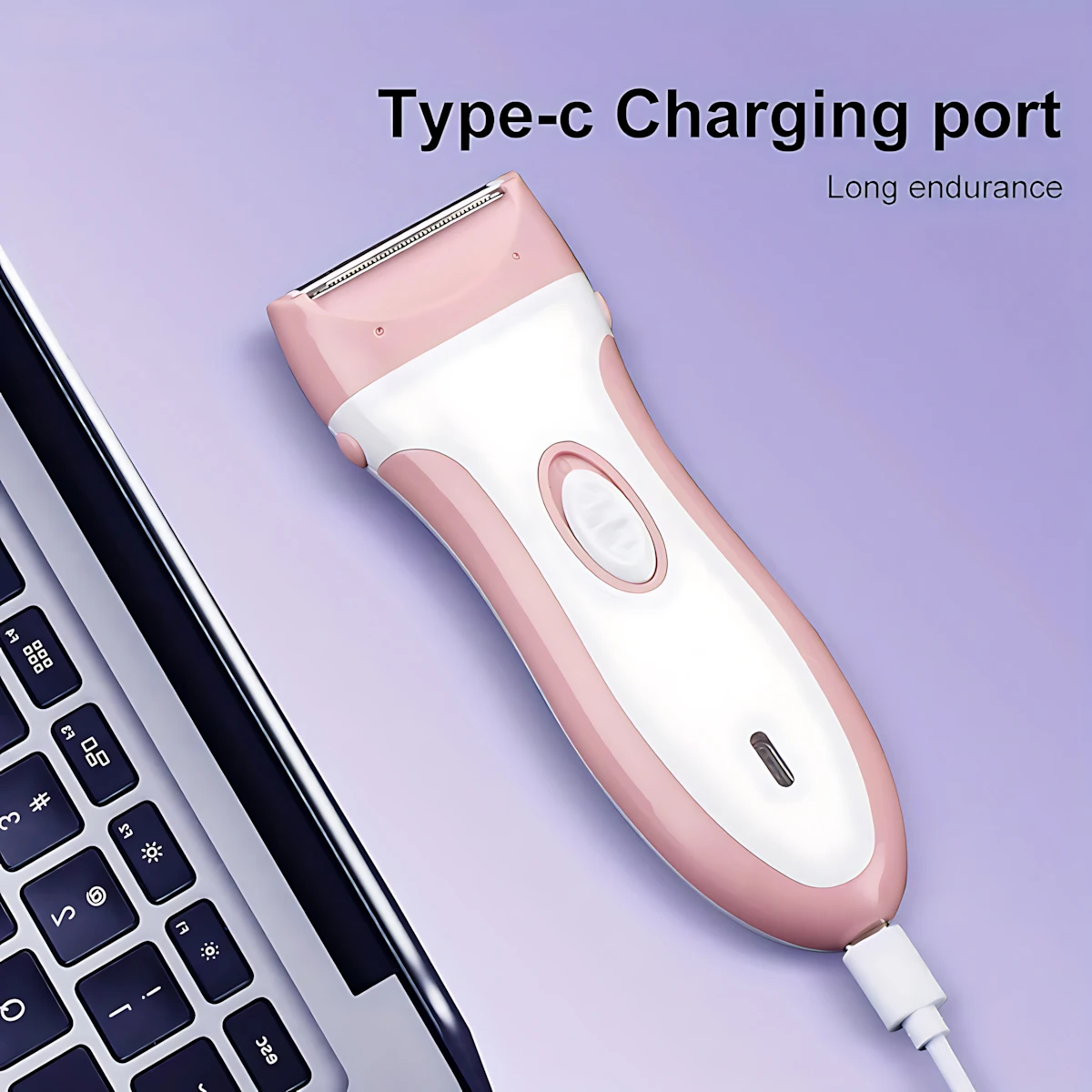 Women Trimmer Shaver Electric Armpit Hair Razor Arm Leg Hair Bikini Groin Hair Trimmer Rechargeable Lithium Battery