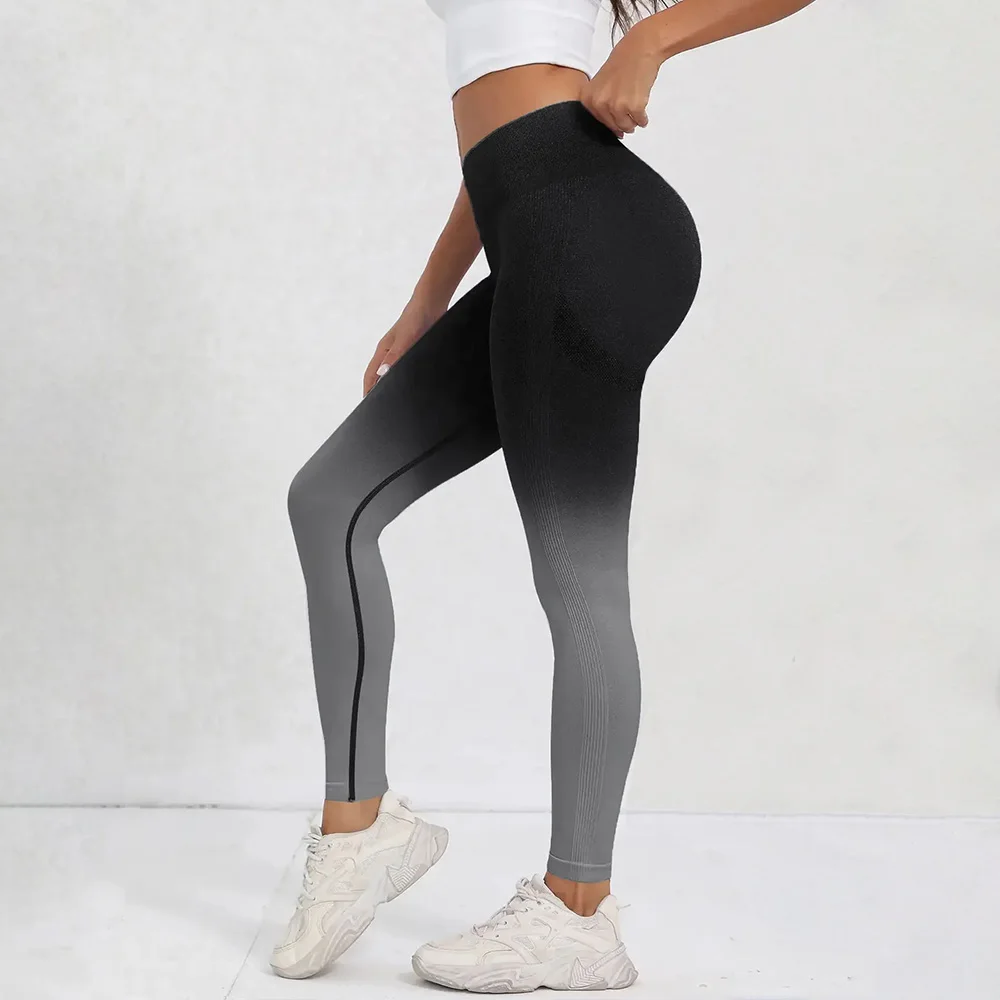 Color: Green, Size: XL - Tie Dye Seamless Leggings for Women High Waist Yoga Pants, Scrunch Butt Lifting Elastic Tights