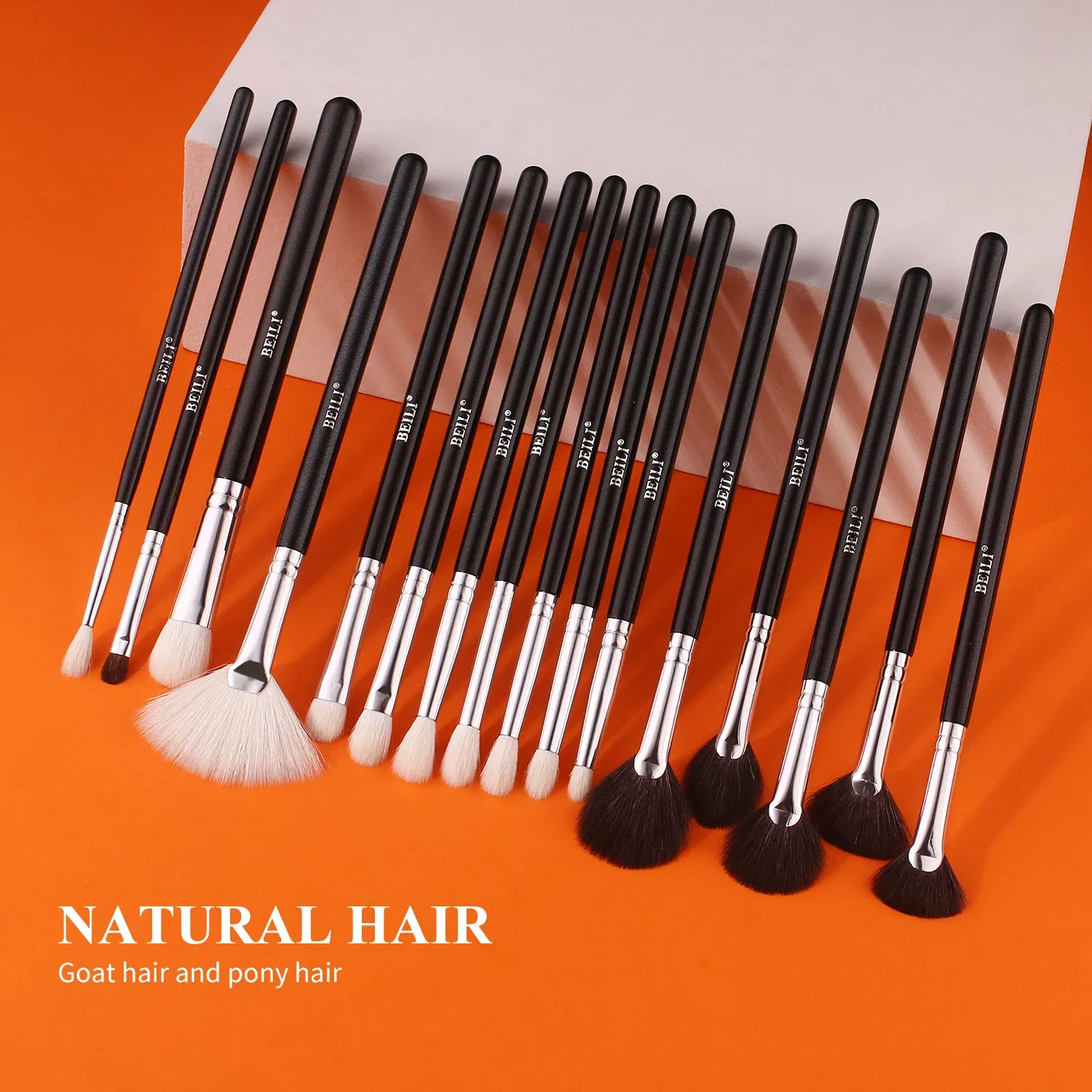 Handle Color: green, Ships From: CHINA - BEILI Makeup Brush Set with Holder 30-42Pcs Professional Foundation Powder Blush Eyeshadow Blending Brushes Kit Make Up Tools