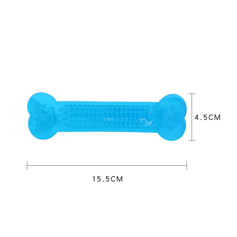 Color: WHITE, Ships From: CHINA - Hot Sale Pet Dog Chew Toys Rubber Bone Toy Aggressive Chewers Dog Toothbrush Doggy Puppy Dental Care For Dog Pet Accessories