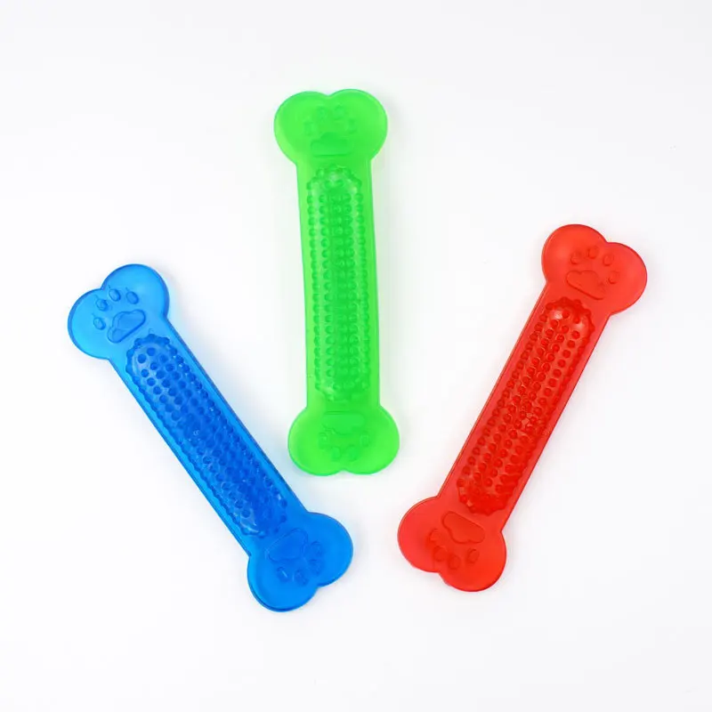 Color: WHITE, Ships From: CHINA - Hot Sale Pet Dog Chew Toys Rubber Bone Toy Aggressive Chewers Dog Toothbrush Doggy Puppy Dental Care For Dog Pet Accessories