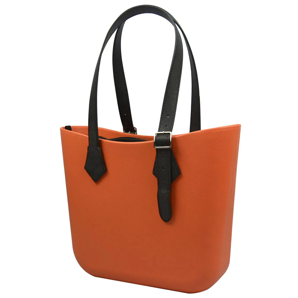 Color: Beige - TANQU Diamond Shaped Variable Handle for Obag Long Adjustable Handles with Drop Buckle for O Bag for EVA Bag Body