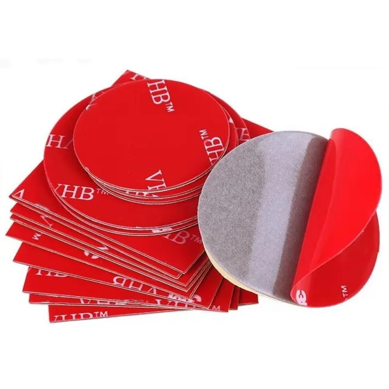 Color: Red - Super Strong VHB Double Sided Tape New Waterproof No Trace Self Adhesive Acrylic Patch Sticky For Home Car Office School
