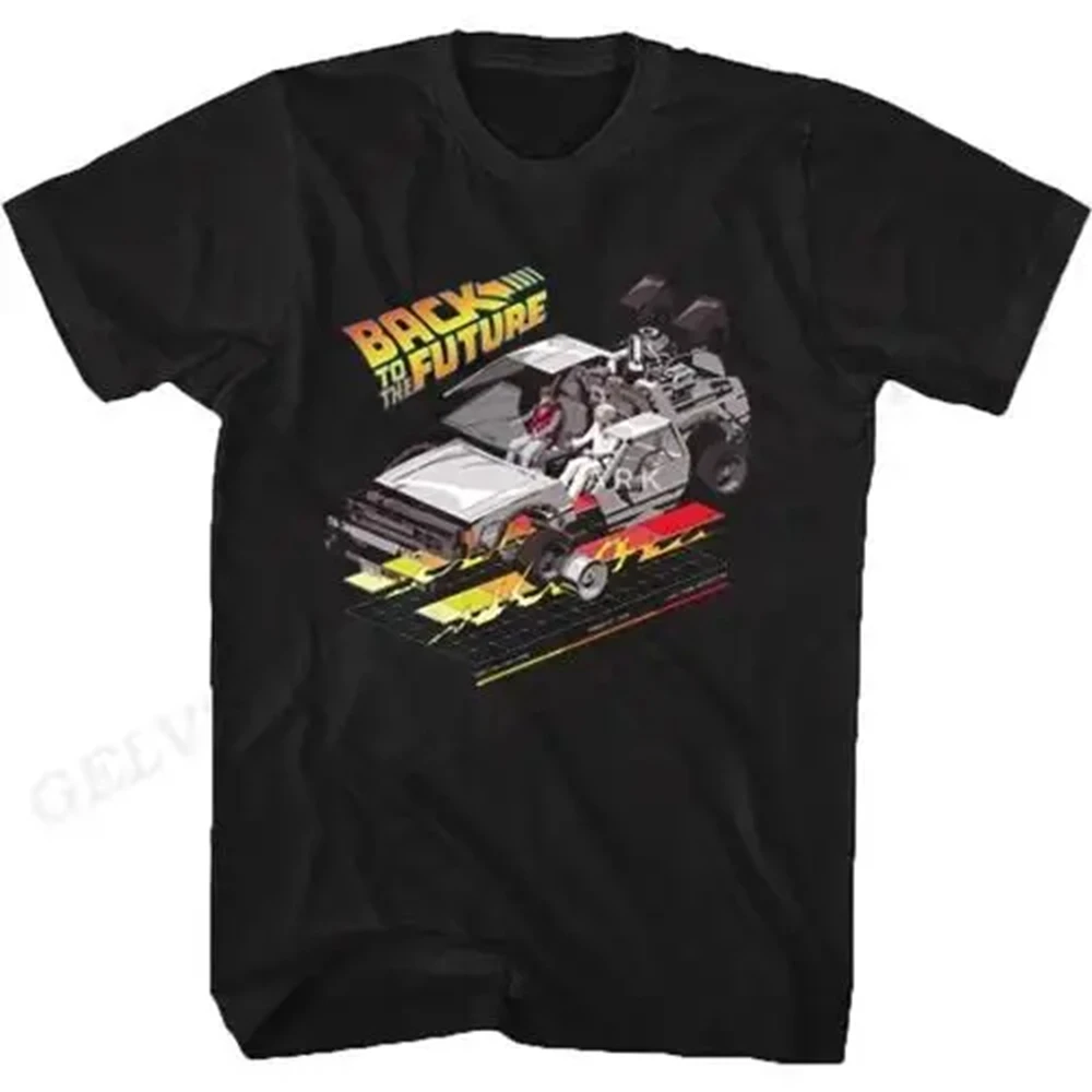 Color: army green, Size: L - Back To The Future T Shirt Graphic Print Men Women Fashion Hip Hop Streetwear Short Sleeve Plus Size T Shirt Unisex 62473