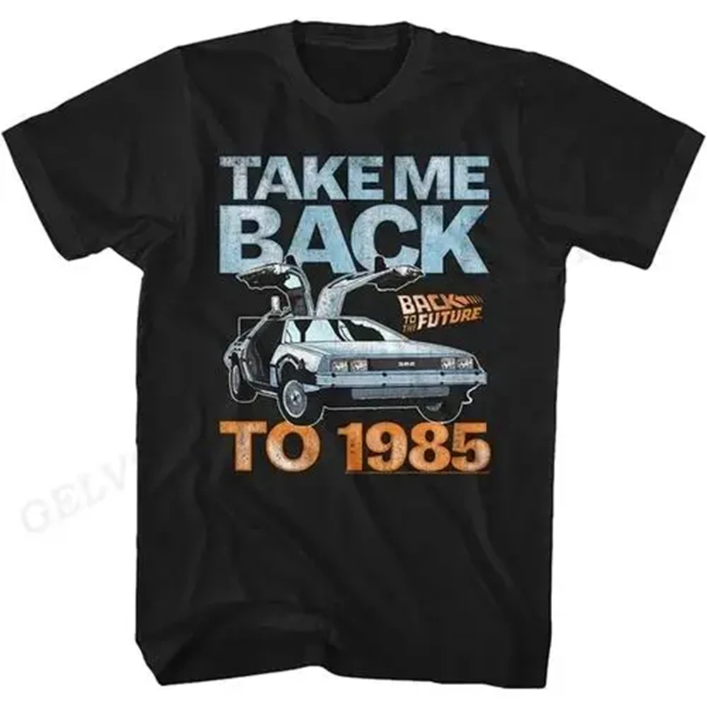 Color: army green, Size: L - Back To The Future T Shirt Graphic Print Men Women Fashion Hip Hop Streetwear Short Sleeve Plus Size T Shirt Unisex 62473