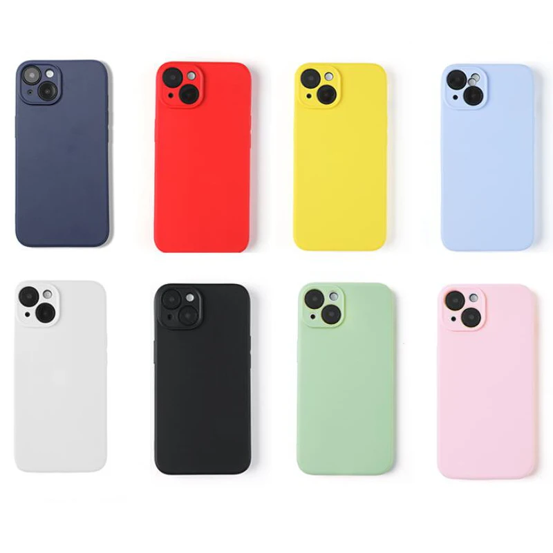 Color: black, Material: PU - Luxury Silicone Phone Case for iPhone 11 12 13 14 15 Pro Max Mini Soft Candy Cover for iPhone XR XS Max 7 8 Plus SE 2020 Cases
