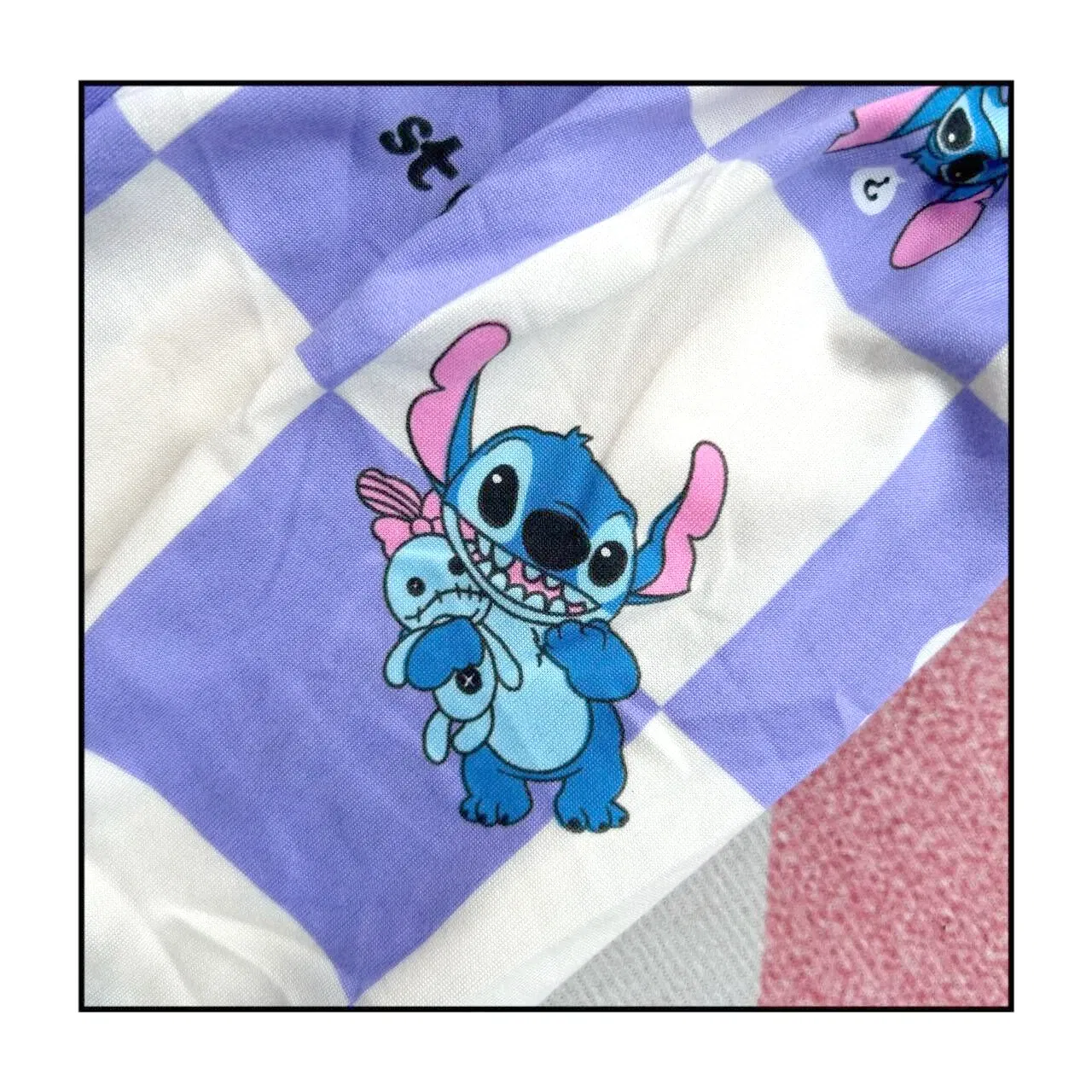 Color: Dark Grey, Kid Size: 8T - 2pcs/set New Disney Stitch Children Pyjamas for Boys and Girls Sets Kid Minnie Home Wear Travel Casual Sleepwear Suit Cute Gift