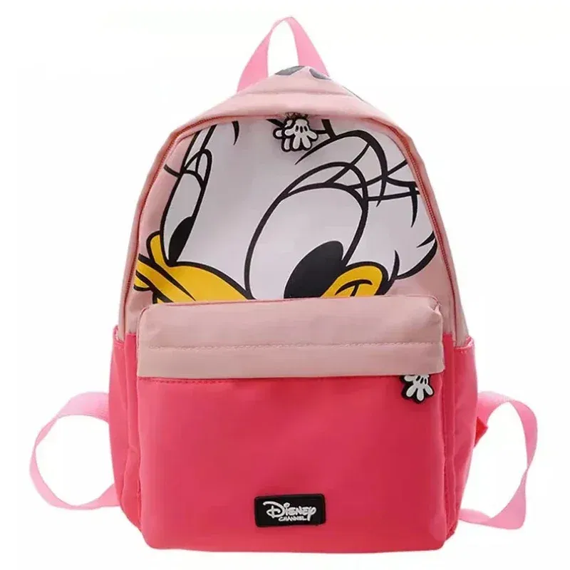 Color: Blue - Disney Cartoon Donald Duck Children's Backpack Cute Mickey Mouse Kindergarten Boys Girls Backpacks School Bags Children's Gifts