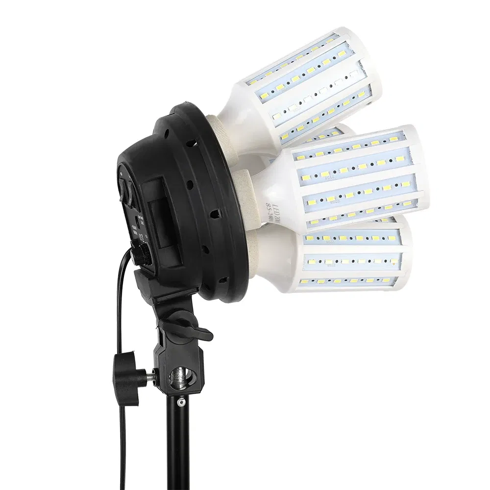 Color: PURPLE, Ships From: CHINA - Photography 50x70CM Softbox Lighting Kits Professional Light System With E27 Photographic Bulbs Photo Studio Equipment