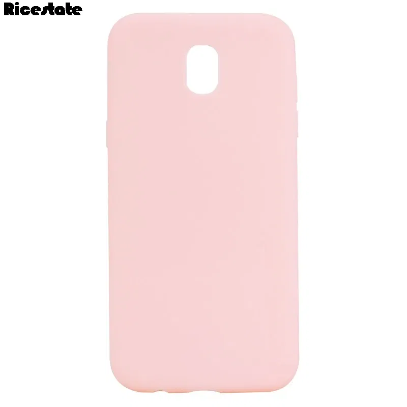 Color: Pink, Material: PP - Solid color Case For Samsung Galaxy J5 J530 J3 J330 J7 2017 J730 J4 J6 Plus J8 2018 European version Matte Silicone soft case