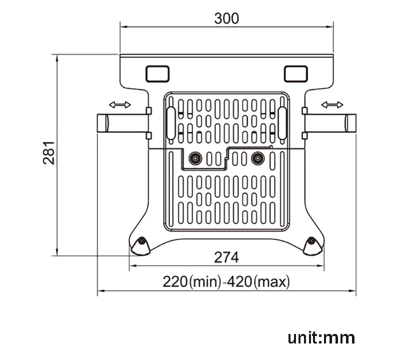 Color: Orange, Ships From: CHINA - NB NEW FP-2 10"-17" laptop desktop Holder notebook computer mount stand laptop clamp accessories