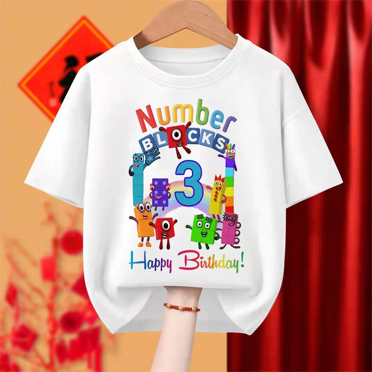 Color: Gold, Kid Size: 6T - Number 1-9 Boys Girls Cartoon Print Short Sleeve T-Shirts Children's Tshirt Birthday Gift T Shirt Funny Tops Kids Hip Hop Tees