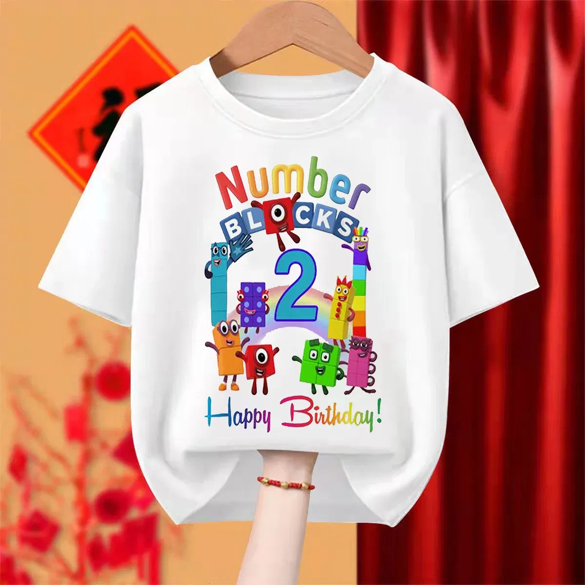Color: Gold, Kid Size: 6T - Number 1-9 Boys Girls Cartoon Print Short Sleeve T-Shirts Children's Tshirt Birthday Gift T Shirt Funny Tops Kids Hip Hop Tees