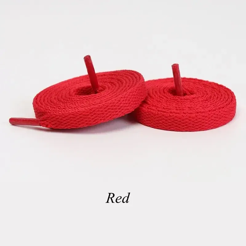 Color: Red, Ships From: CHINA, Length: 180 cm - 1pair Flat Shoelaces Classic Shoe Laces Fit Fashion Solid Sports Shoelace Casual Unisex Shoe Strings Shoe Accessories