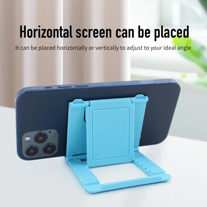 Color: Sapphire - Universal Table Cell Phone Support Holder for Phone Desktop Stand for Ipad Samsung IPhone X XS Max Mobile Phone Holder Mount