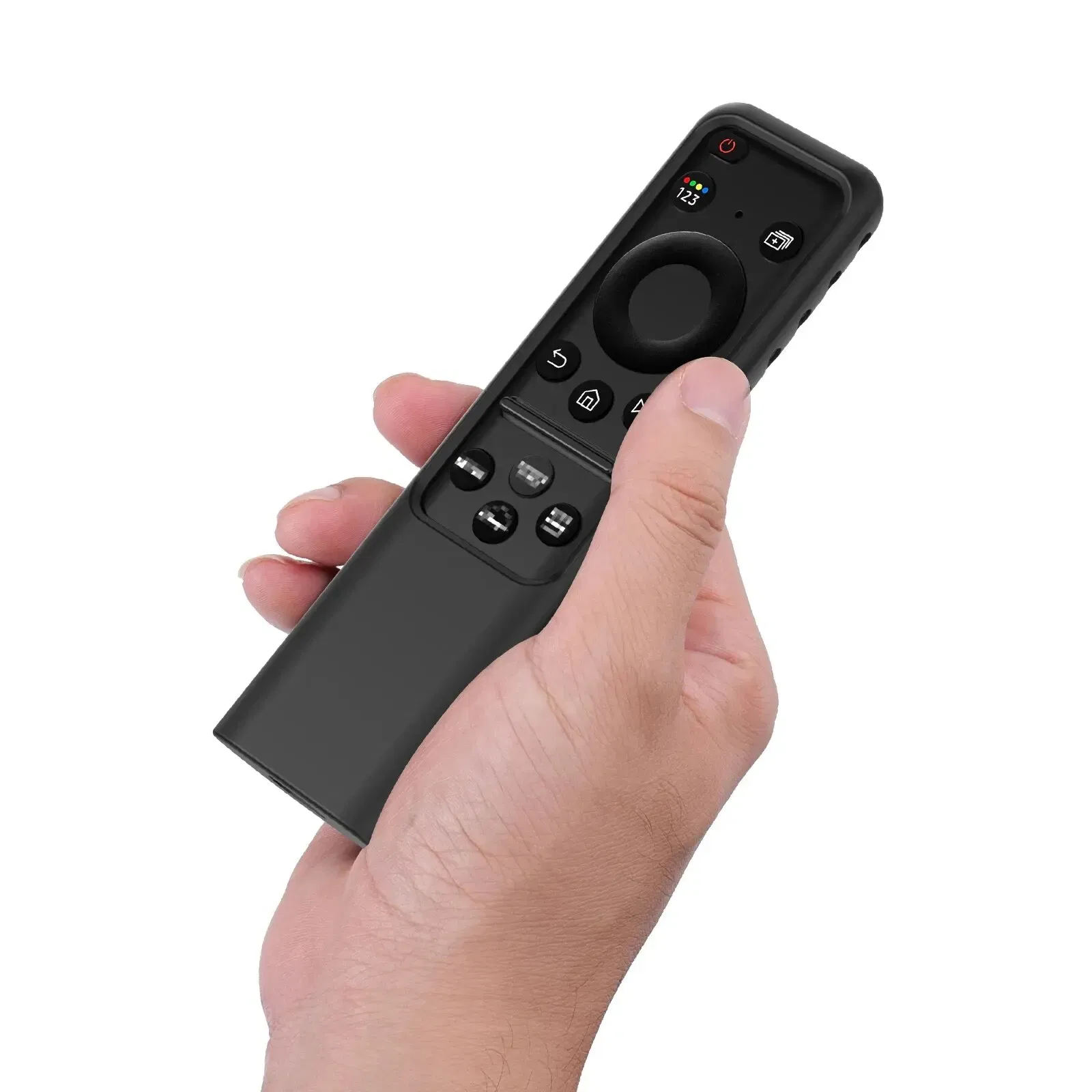 Color: Light green - Silicone Remote Cover for Samsung 2023 TM2360E BN59 01432A TM2361E BN59 01455E Samsung Smart TV Remote Anit Lost with Lanyard