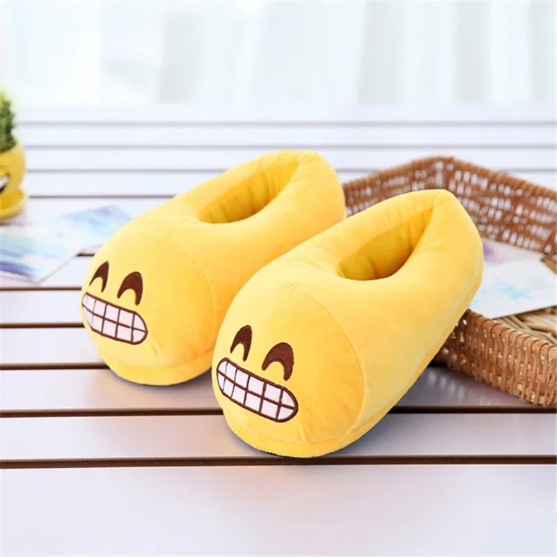 Color: Chocolate, Shoe Size: 41 - Indoor Slippers Warm Winter Home Fluffy New Fashion Men Women Bread Demon Soft Plush Shoes Unisex Cute Funny Christmas Gift