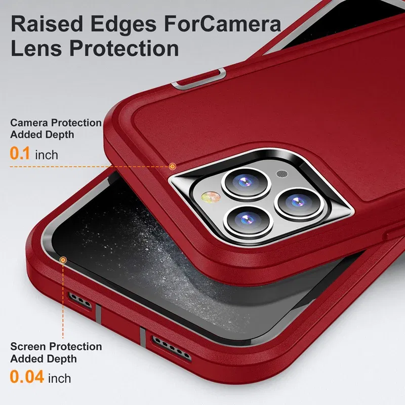 Color: black, Material: PP - PKCASE Shockproof Case For iPhone 13 Mini 12 11 Pro Max 6 7 8 Plus Bracket Protective Cover For iPhone X XS XR SE 2020 2022