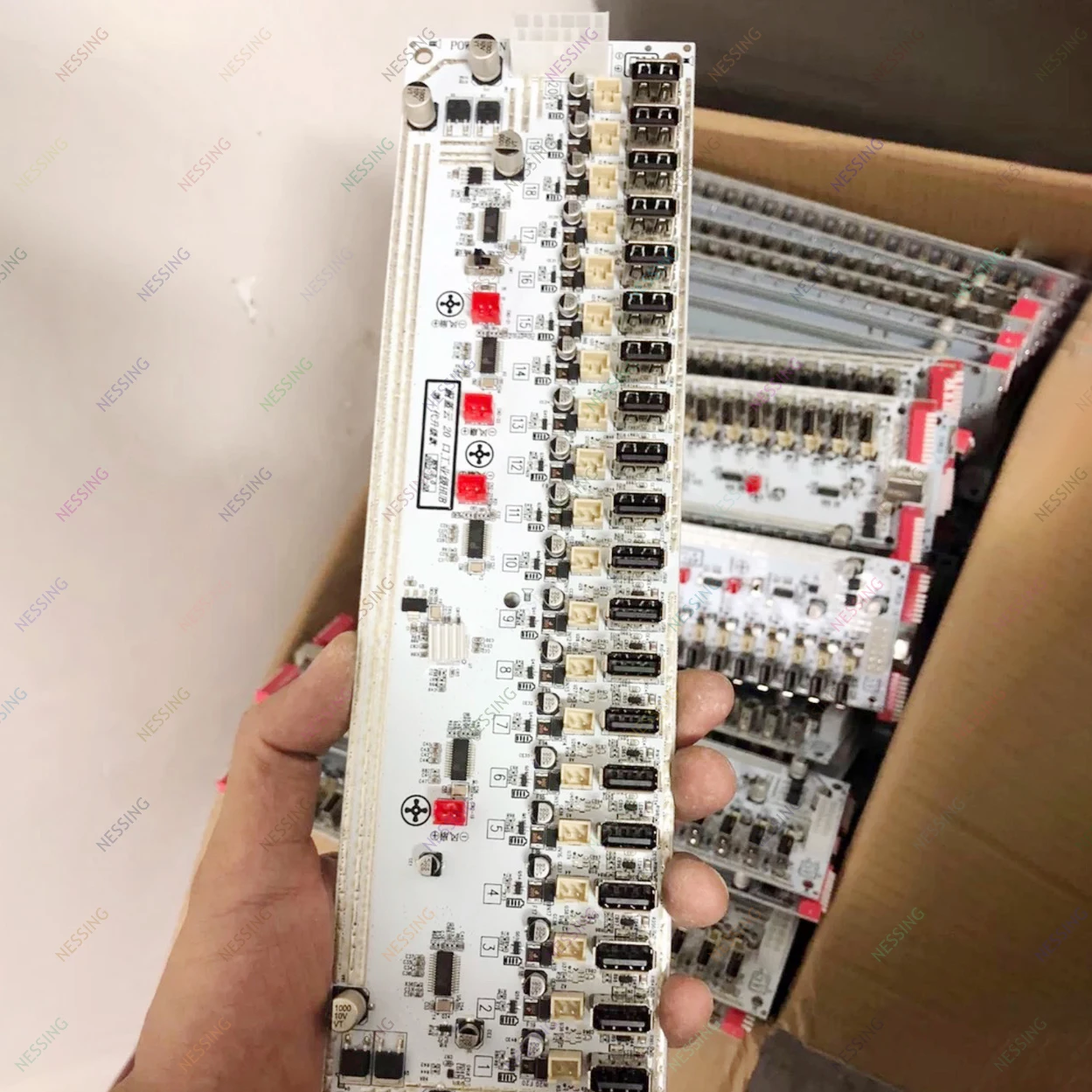 Color: Sapphire - Mobile Phone Group Control Equipment Motherboard Ethernet OTG USB Connection Independent Switch Smartphone USB Farm Mainboard