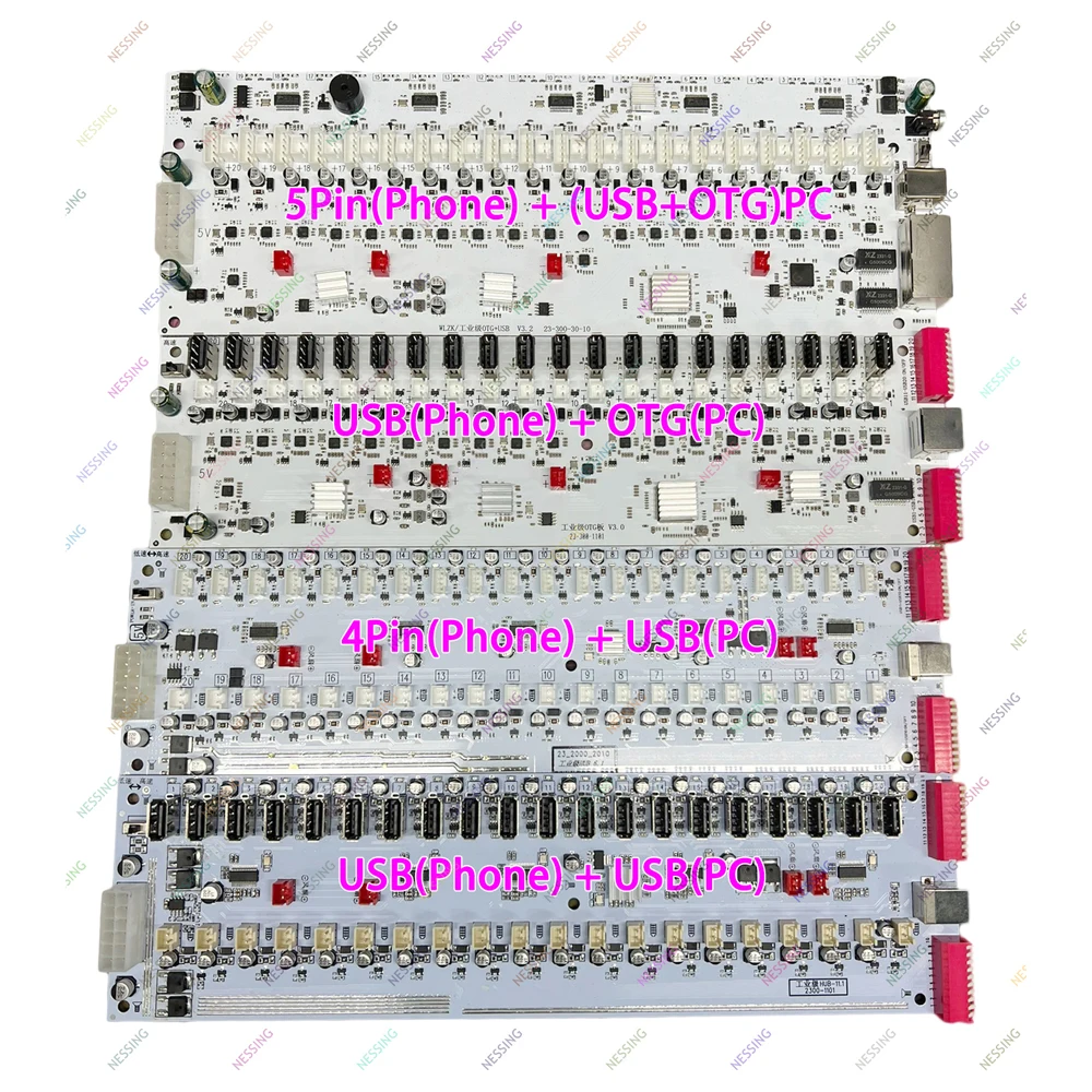 Color: Sapphire - Mobile Phone Group Control Equipment Motherboard Ethernet OTG USB Connection Independent Switch Smartphone USB Farm Mainboard