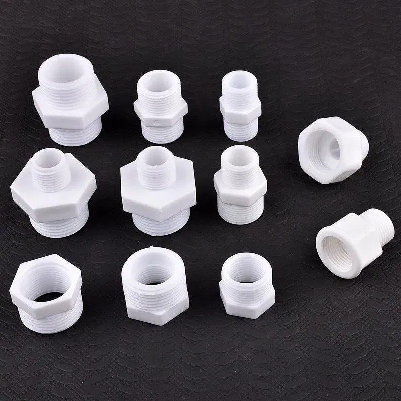 Color: Black, Diameter: 1'' - 1~20pcs 1/2" 3/4" 1" Male/Female Thread Bushing Connector Equal/Reducer Nipple Joint Aquarium? Tank Garden Water Pipe Connector