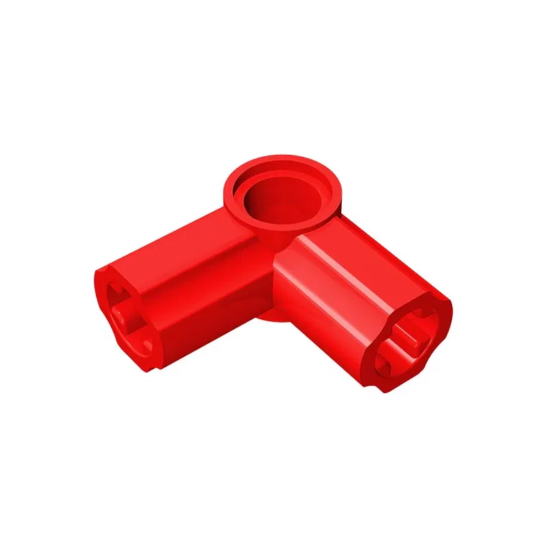Color: Silver - Gobricks GDS-921 Technical, Axle and Pin Connector Angled #6 - 90 degrees compatible with lego 32014 pieces of children's DIY