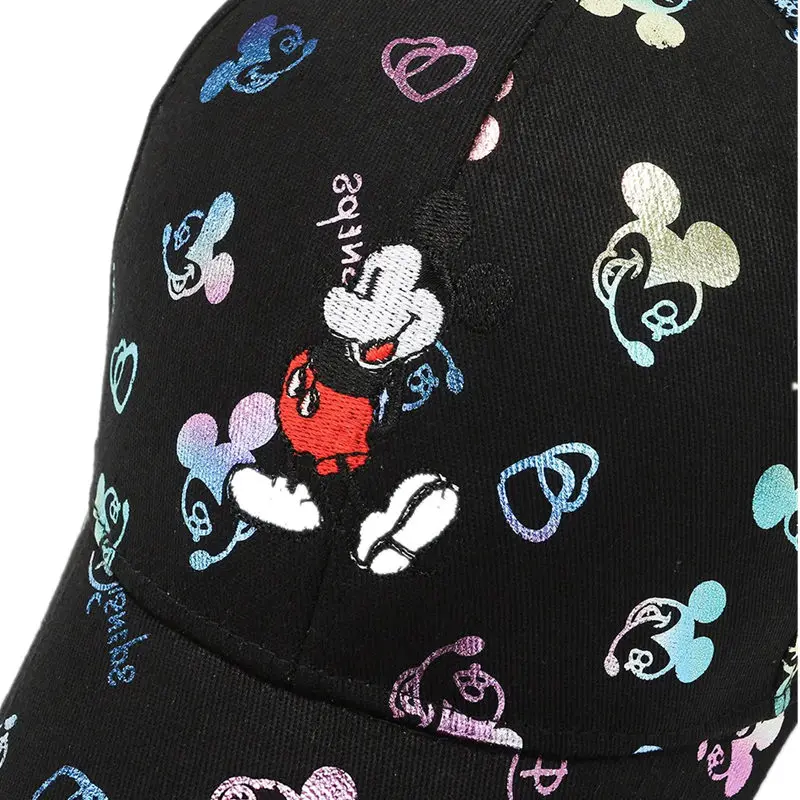 Color: Green, Size: Adjustable - Hot Sale Women Cartoon Cap Mickey Mouse Baseball Cap Female Streetwear Dad Hat