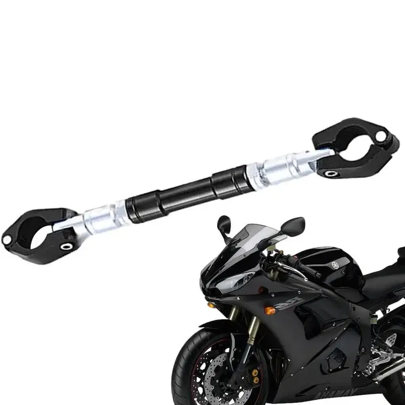 Ships From: CZECH REPUBLIC, Color: Black - Universal Motorcycle Multifunctional Bracket Balance Adjustable Bar Stand Crossbar Durable Balancing Handlebar Motorcycle