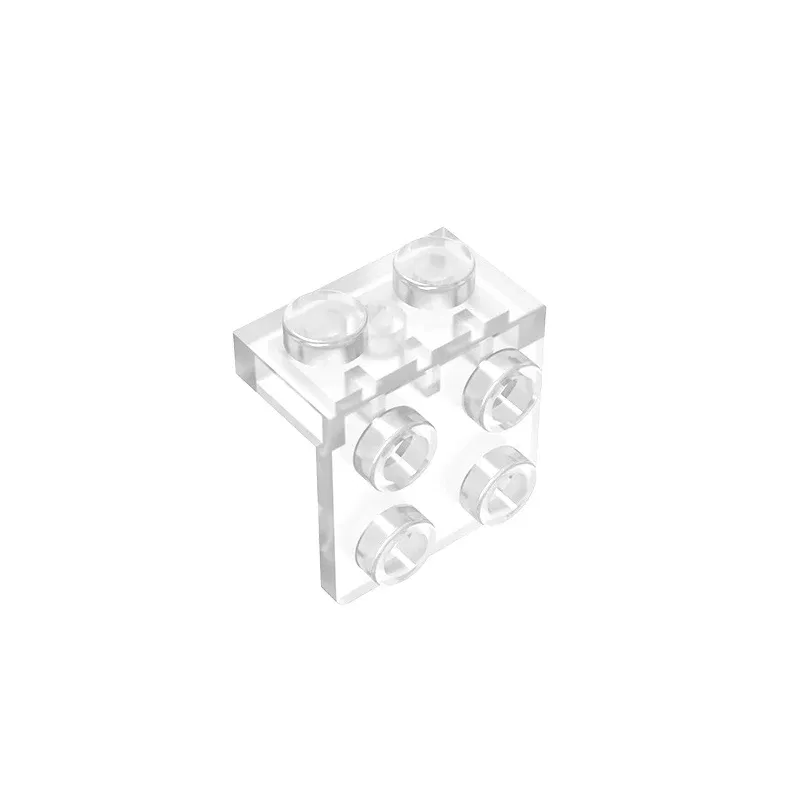 Color: green - Gobricks GDS-641 ANGLE PLATE 1X2 / 2X2 compatible with lego 44728 21712 92411 children's toys Assembles Building Blocks