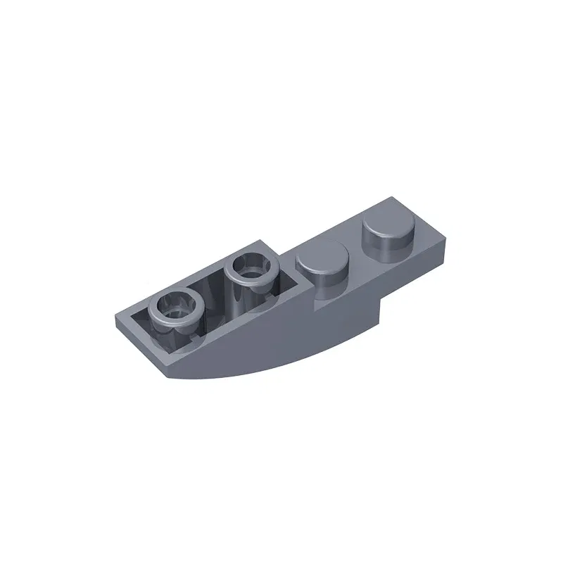Color: Bright Green - Gobricks GDS-731 BRICK 1X4X1 INV. BOW compatible with lego 13547 children's DIY Educational Building Blocks Technical