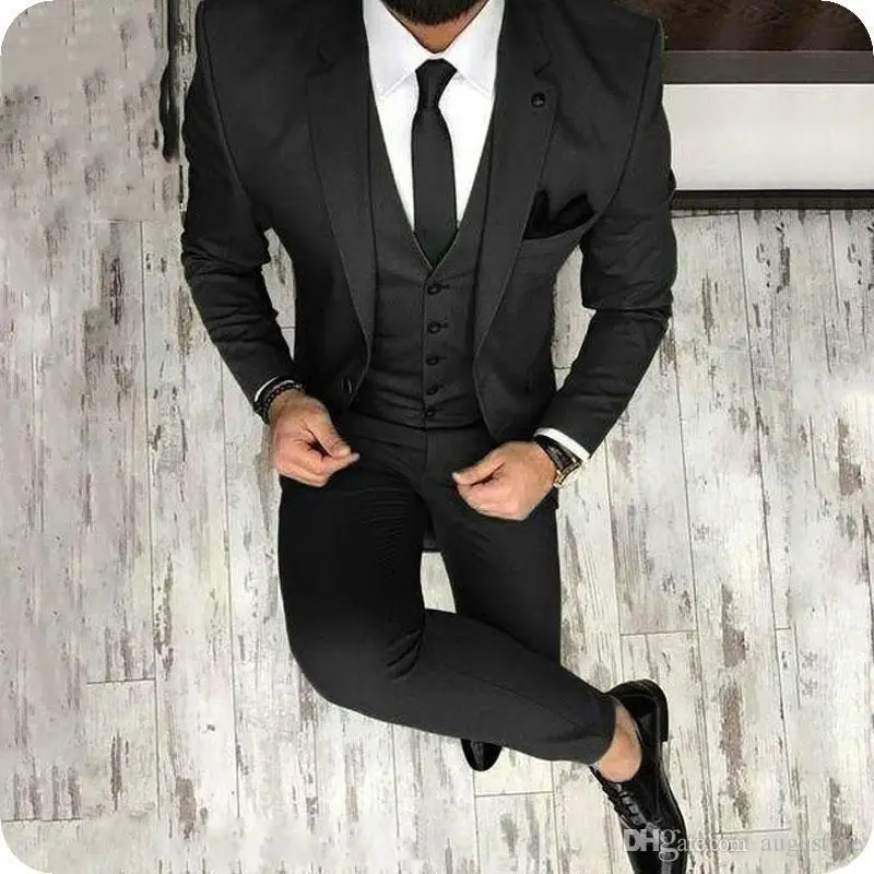 Color: MULTI, Size: XL - Latest Olive Green Men Suits for Groom 3 Piece Classic Wedding Tuxedo Notched Lapel Best Man Slim Fit Blazer trajes de hombre