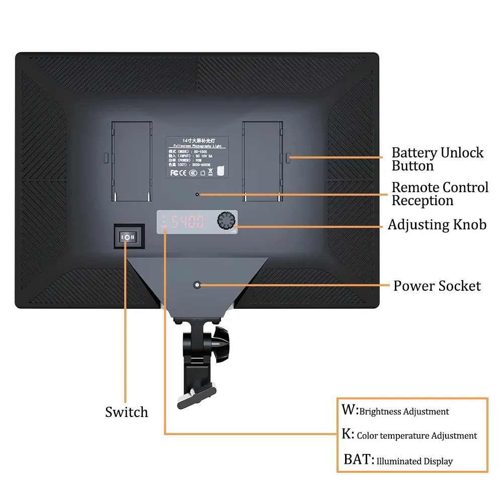 Color: Yellow, Ships From: CHINA - 14'' LED Video Light Photography Selfie Dimmable Panel Lighting Photo Studio Live Stream Fill Lamp Three Color With Tripod Stand