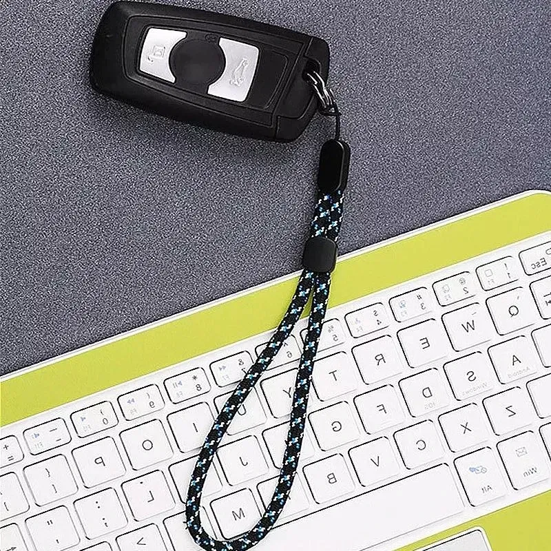 Color: Red / Pink - Adjustable Hand Wrist Lanyard Strap String for Mobile Phone Keys Keychains USB Flash Drives U Disk Camera Anti-lost Lanyard