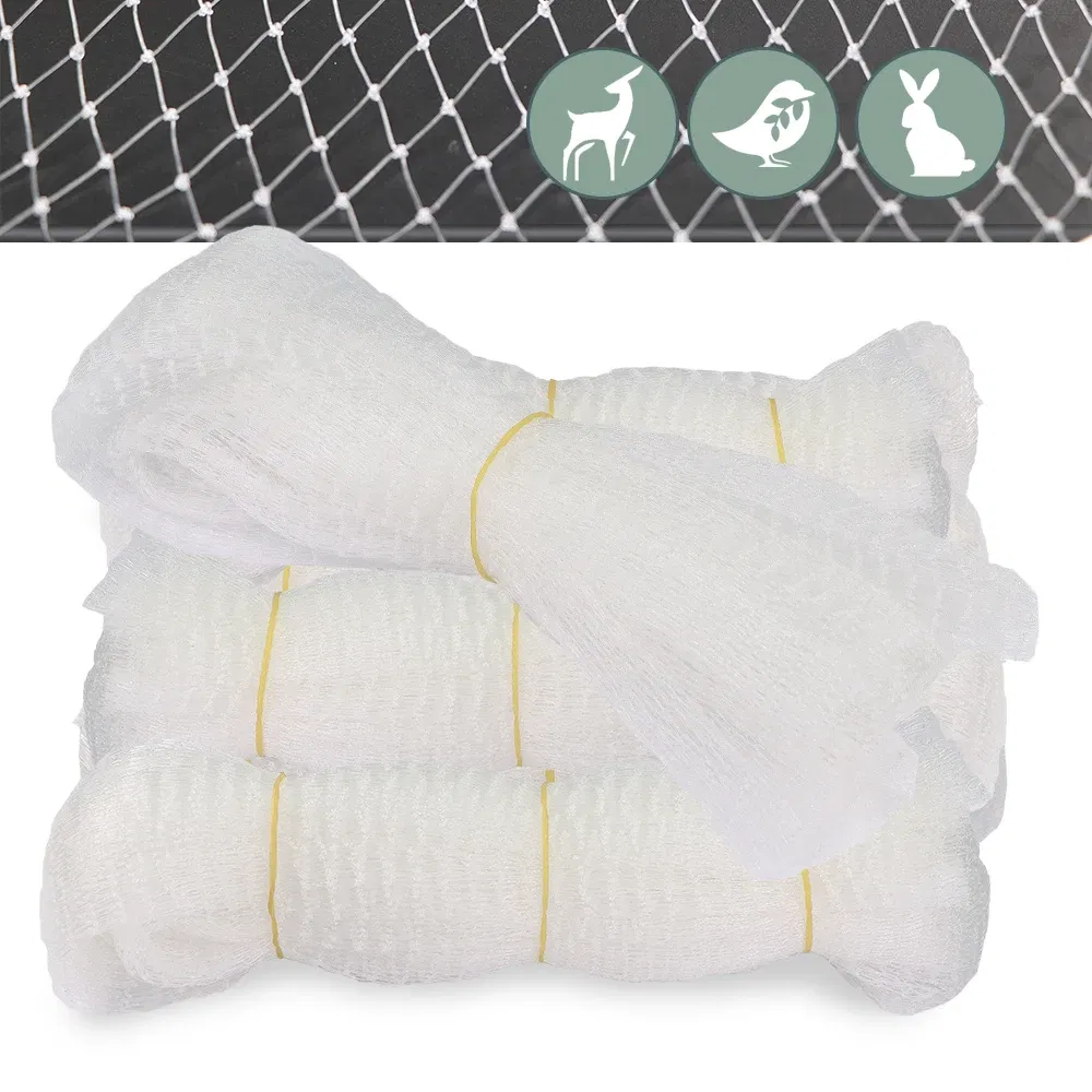 Color: Silver, Size: XL - 3x1-20M Anti-bird Netting Garden Outdoor Pest Barrier Knotted Square Mesh Protection Net Extra Strong Poultry Breeding Nylon Net