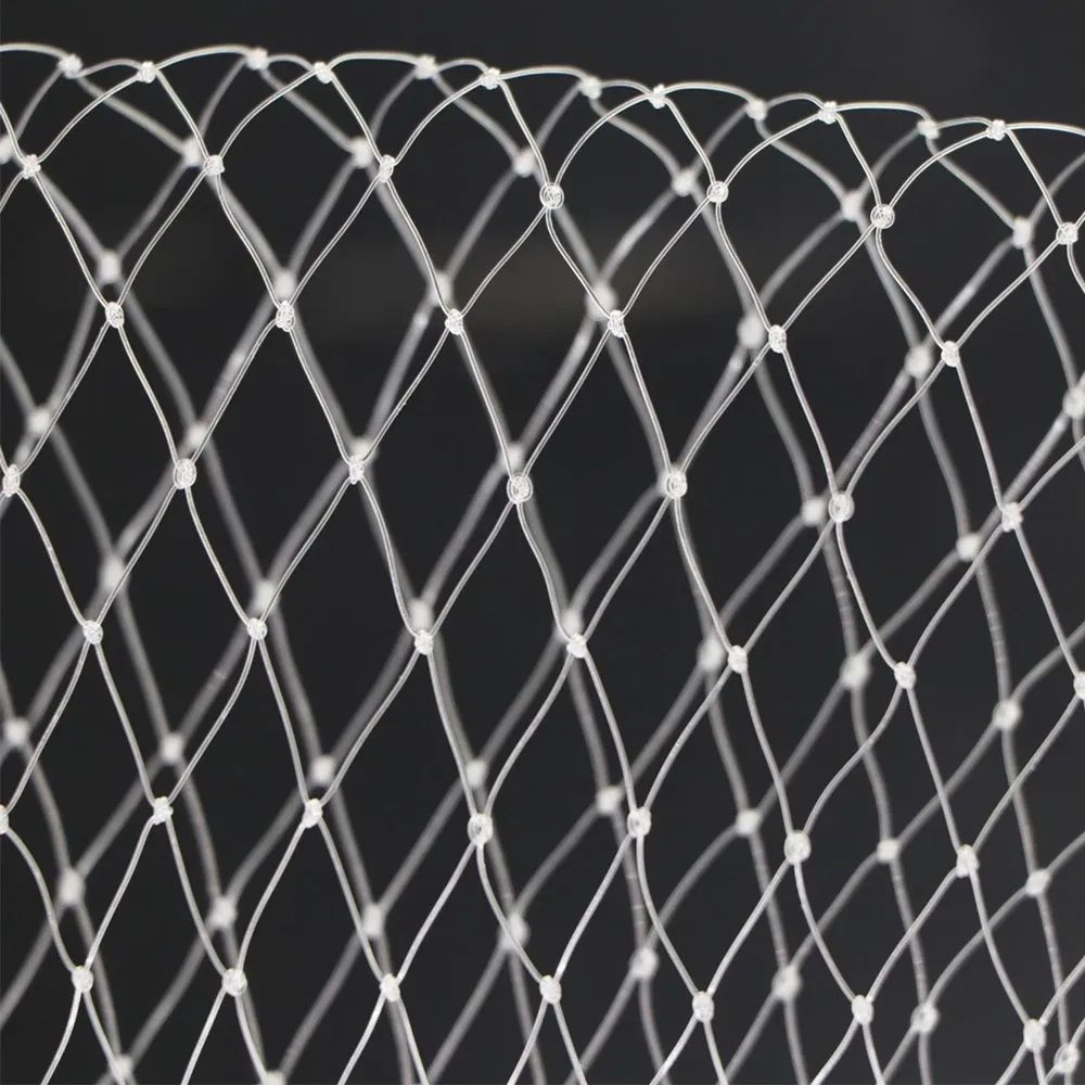 Color: Silver, Size: XL - 3x1-20M Anti-bird Netting Garden Outdoor Pest Barrier Knotted Square Mesh Protection Net Extra Strong Poultry Breeding Nylon Net