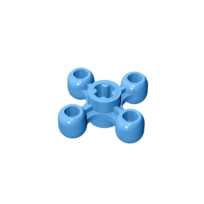 Color: Silver - Gobricks GDS-1179 Technical Knob Cog / Gear / Wheel compatible  lego 32072 children's DIY Educational Building Blocks Technical