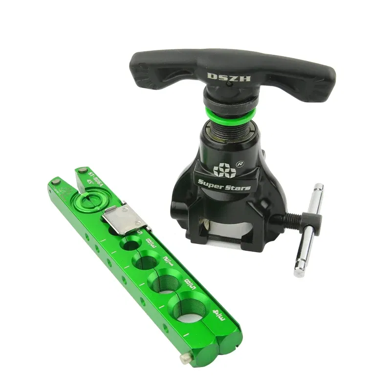Color: Green - DSZH Reamer Flaring Tool ST-806A Copper Pipe Maintenance Eccentric Tube Expander Tool