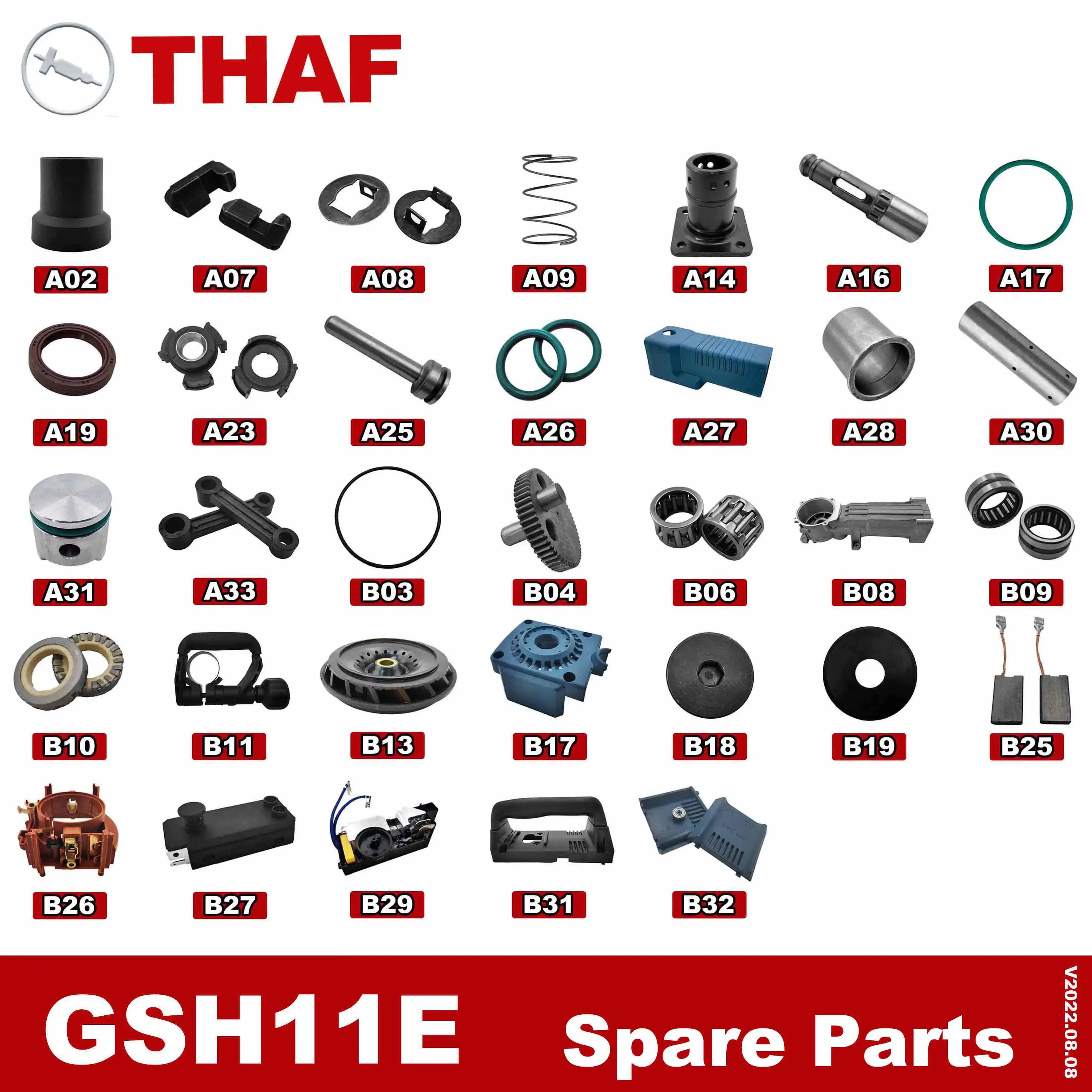 Color: Light Grey, Ships From: CHINA - Speed Governor Replacement Spare Parts for Bosch Demolition Hammer GSH11E GSH 11E B29 (220V/110V Now Available)