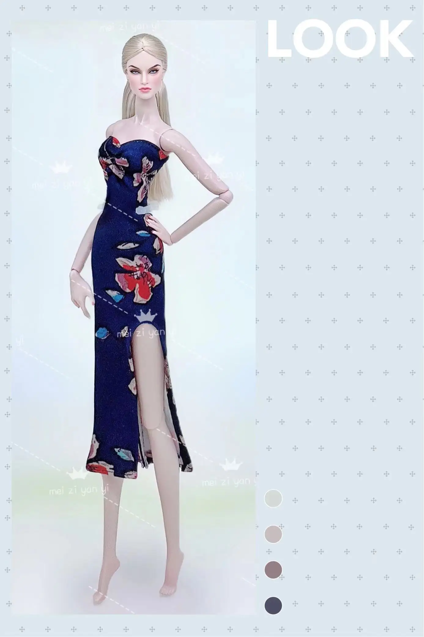 Color: Clear - Clothes for barbie doll accessories Dress