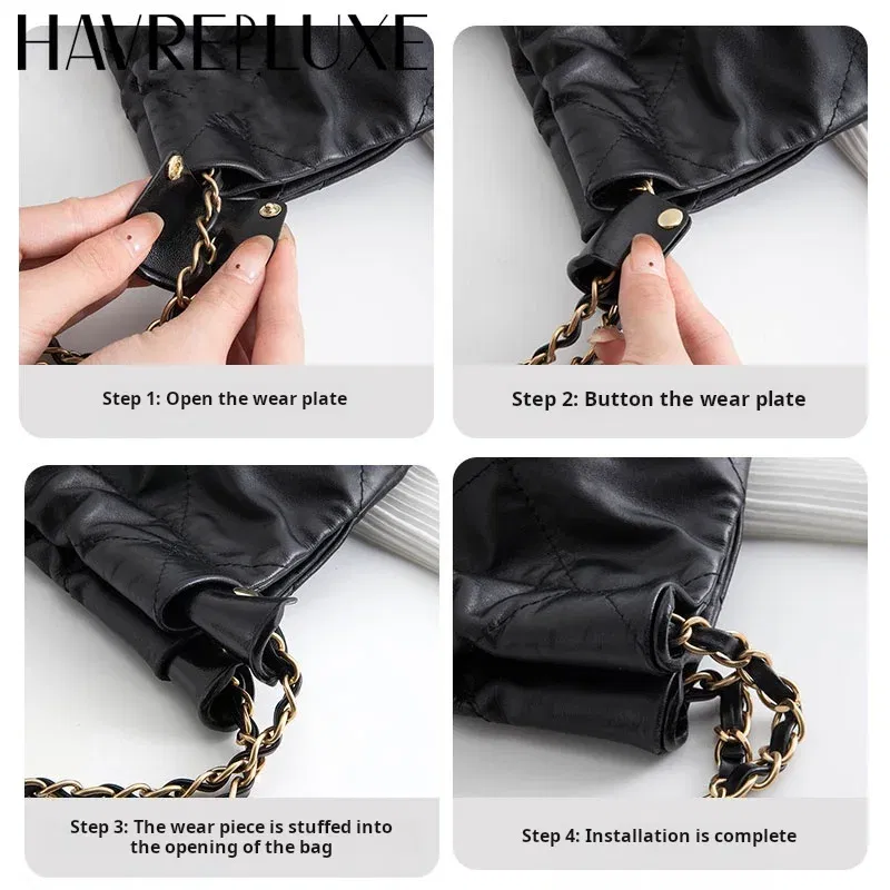 Color: PURPLE - HAVREDELUXE Anti-wear Buckle For Chanel Style22 Garbage Bag Organizer Ultra-light Reject Wear Non-destructive Transformation
