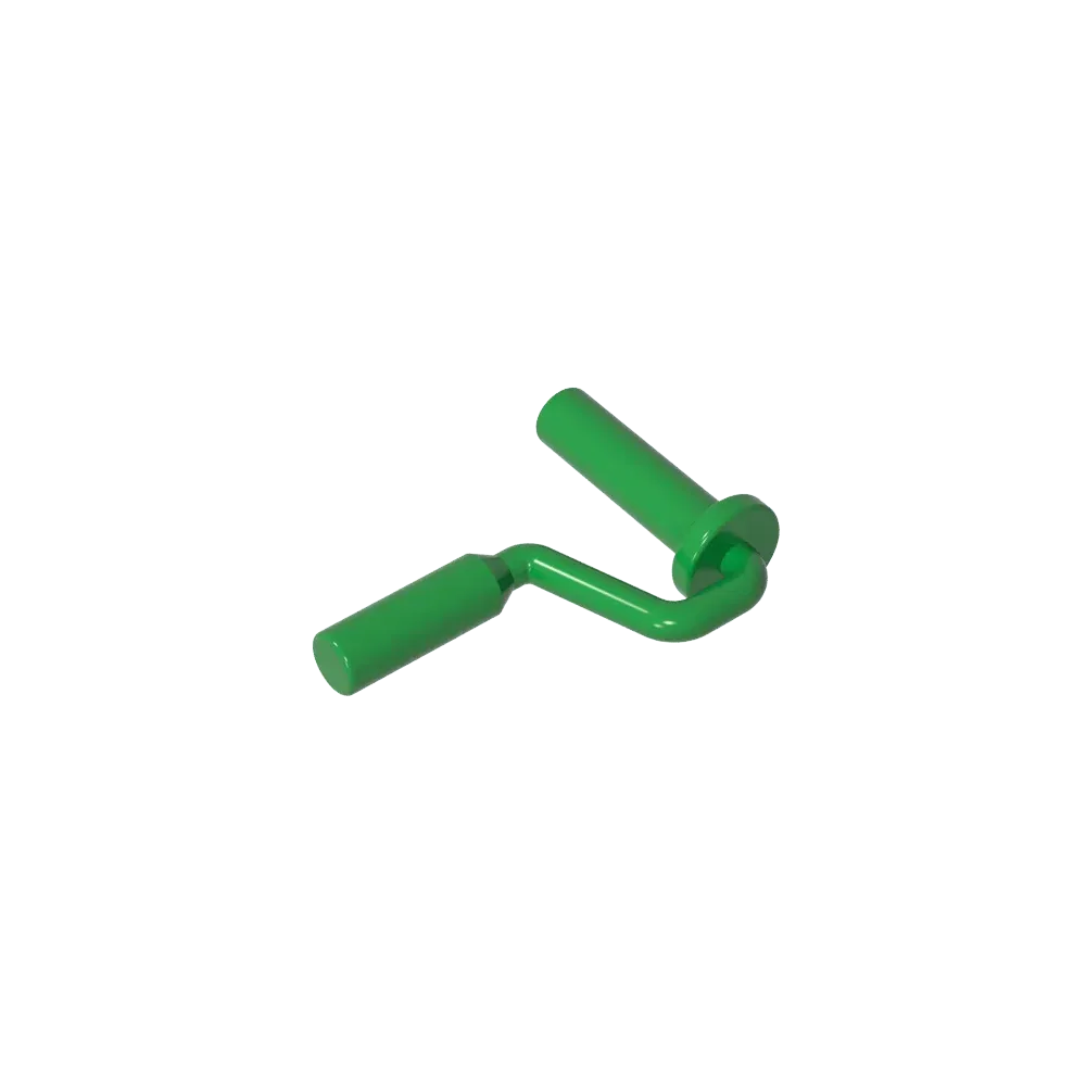 Color: green - Gobricks GDS-90263 Equipment Paint Roller Brush Handle Edge On Handle compatible with lego 12885 Assembles Building Blocks