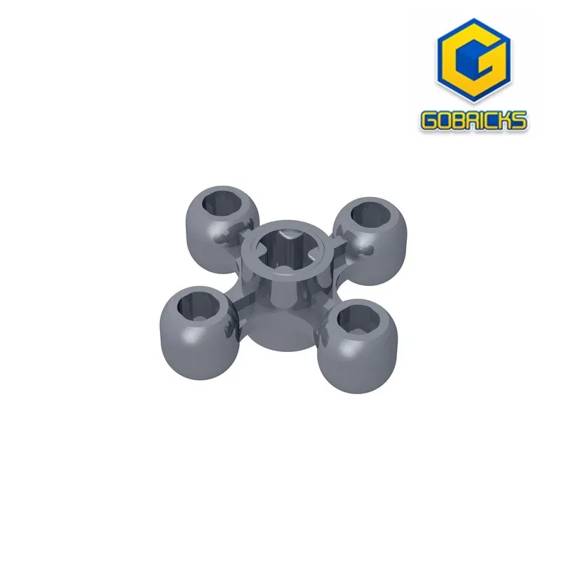 Color: Red - Gobricks GDS-1179 Technical Knob Cog / Gear / Wheel compatible  lego 32072 children's DIY Educational Building Blocks Technical