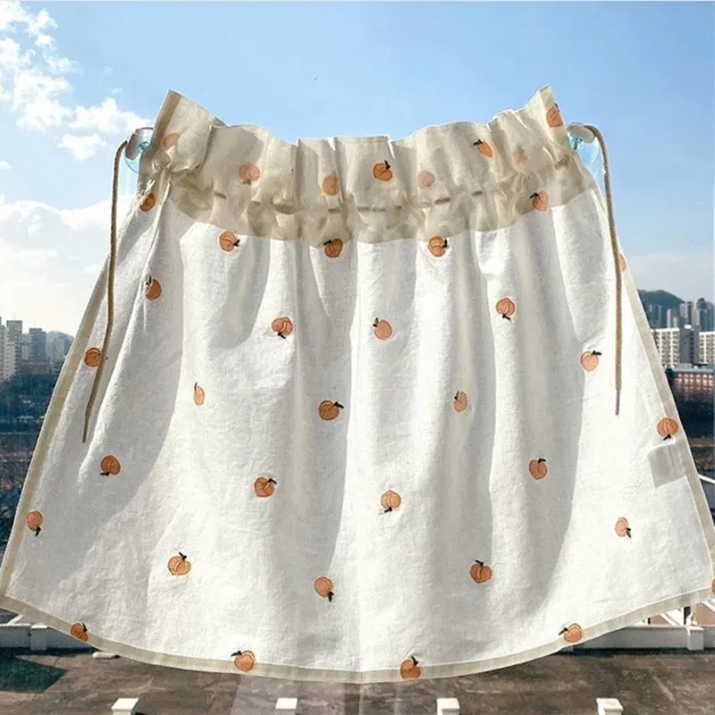 Color: Blue - Baby Car Curtain Sun Protection Sunshade for Children UV Protect Window Curtain Kawaii Embroidered Bear Cart Accessories