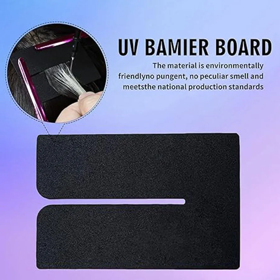 Color: Black, Number of Pcs: 200pcs - 10-100Pcs Hair Extension Protector Shields Heat Scalp Shields Sturdy Heat Shield Guards Heat Insulation Sheet