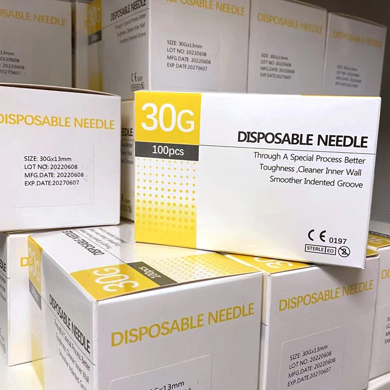 Specification: 22mm - 100Pcs 25G 27G 29G 34G 33G 32G 31G 30G Painless Small Superfine Beauty Needle Disposable Injection Piercing Needles 1.5/4/6/13mm