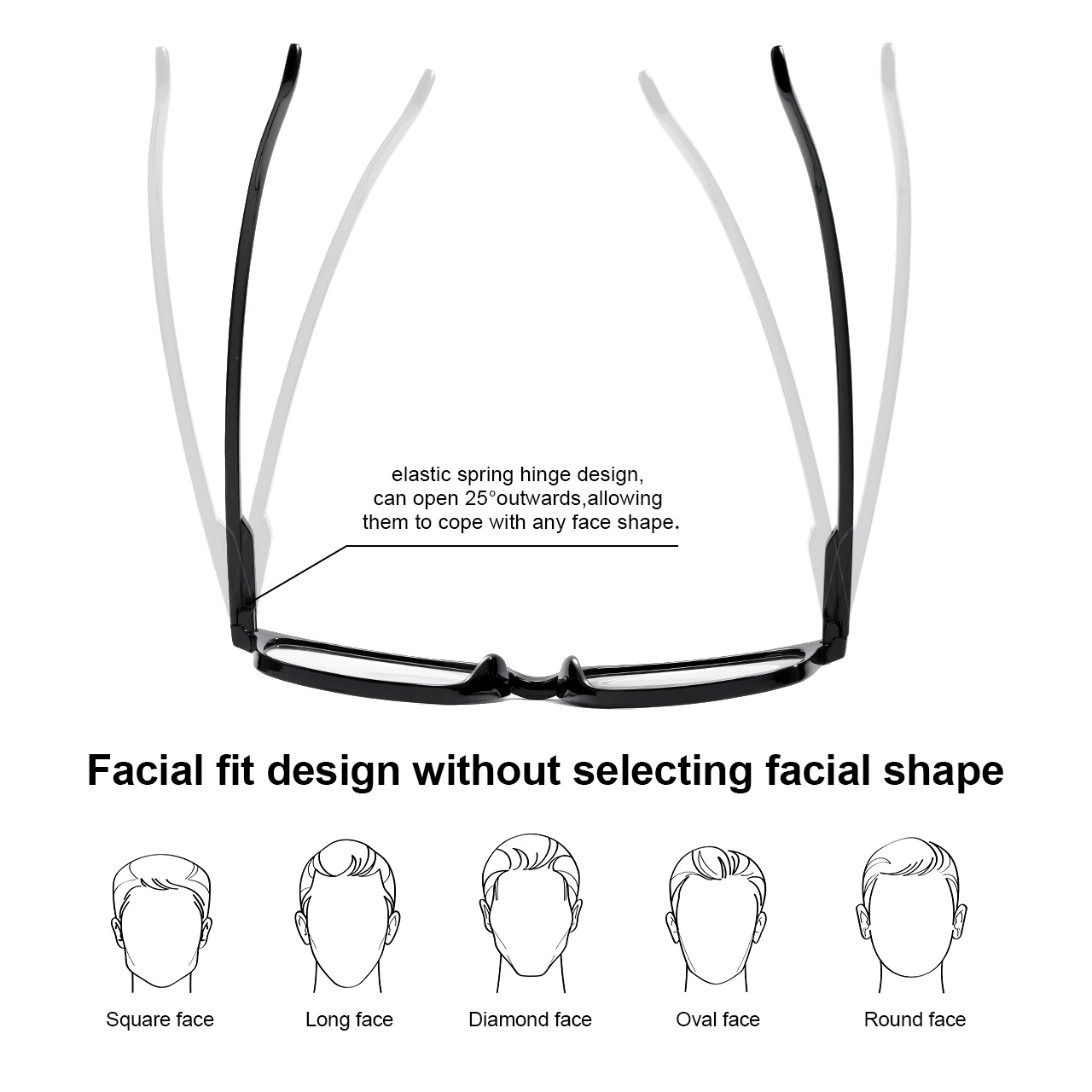Frame Color: MULTI - 1/2/3/4/5PCS VOPHA Auto-Focus Reading Glasses Lightweight PC Frame, Unisex Design | Ideal for Computer Use & Perfect Gift Choice