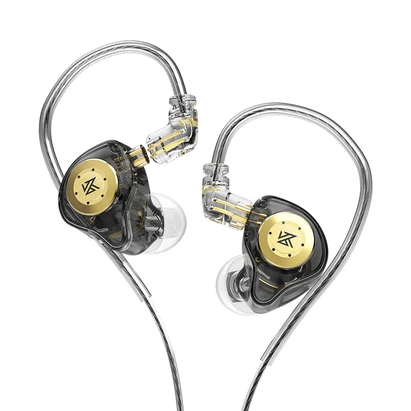 Color: Red - KZ EDX PRO IEM Earphones Bass Sound Earbuds Dynamic Drive HiFi Headphones Sport Noise Cancelling Headset with Detachable Cable